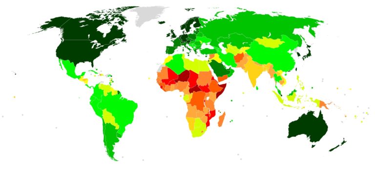 countries-of-the-world-map-by-human-development-index
